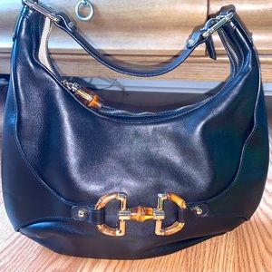 Authentic Vintage Gucci Bamboo Hobo Purse
